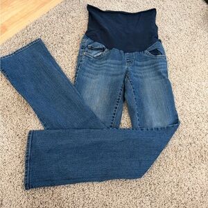 Oh Baby by Motherhood Dark Blue Boot Cut Maternity Jeans